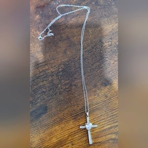 Heart Cross Necklace